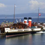 The Waverley is a distinctive sight with her two red and black funnels.