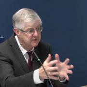 Mark Drakeford speaking at the Covid-19 Inquiry