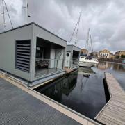 The recently installed floating hotel pods. Do you like them?