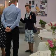Princess Anne was in South Wales today