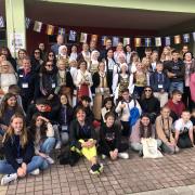 Jenner Park School has been celebrated for its international work: Pupils and staff on a visit to Greece