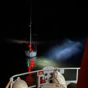 Barry Dock RNLI rescue becalmed yacht