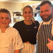 Stacey Solomon showed up to The White Lion in Cowbridge
