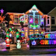 Christmas lights in the Vale last year