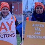 We met junior doctors Dr Lucy Hall and Dr Solveig Hoppe on the picket line