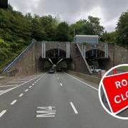 M4 Malpas Viaduct road closure due to maintenance work this weekend