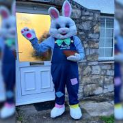 Alan will be dressing up as the Easter bunny for his Evri deliveries