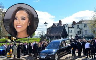 Eve Smith funeral. Picture: Wales News Service