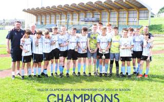 Cogan Coronation U14s won the league and cup double