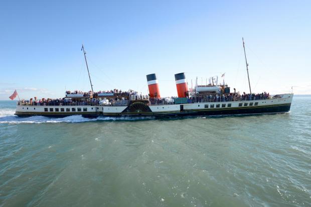 The PS Waverley is the last seagoing paddle steamer in the world